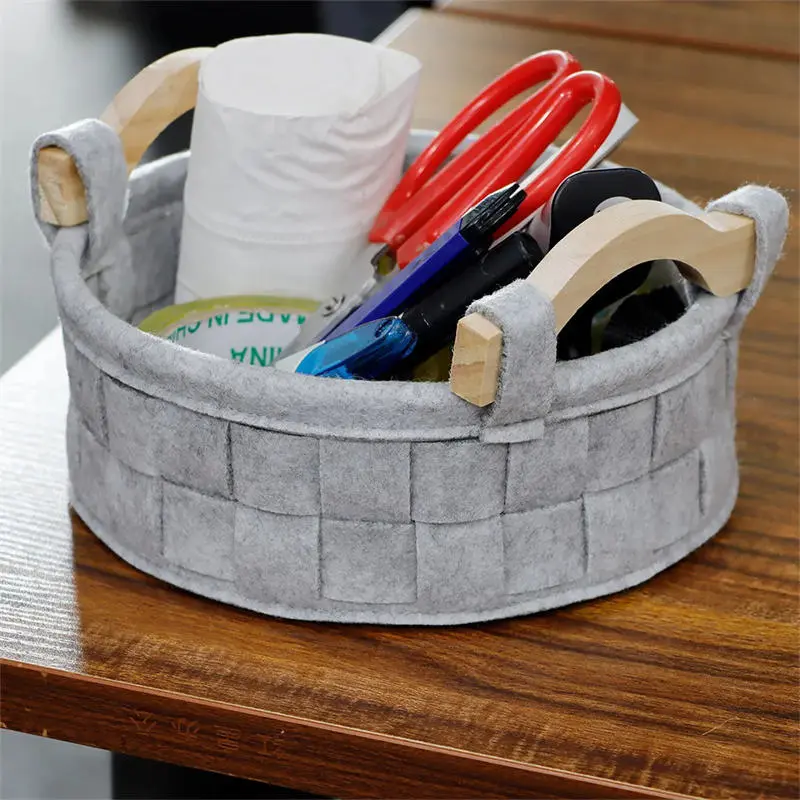 Felt Storage Basket Set - Detail 1