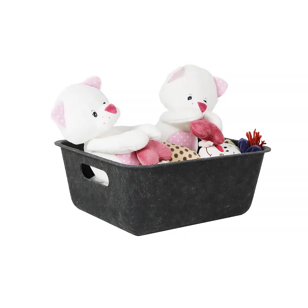 Custom Color Felt Storage Basket Big Size Modern Organiser for Bedroom Tableware No reviews yet