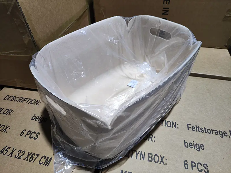 Wholesale household felt magazine storage basket of dirty laundry Exporter, Exporters