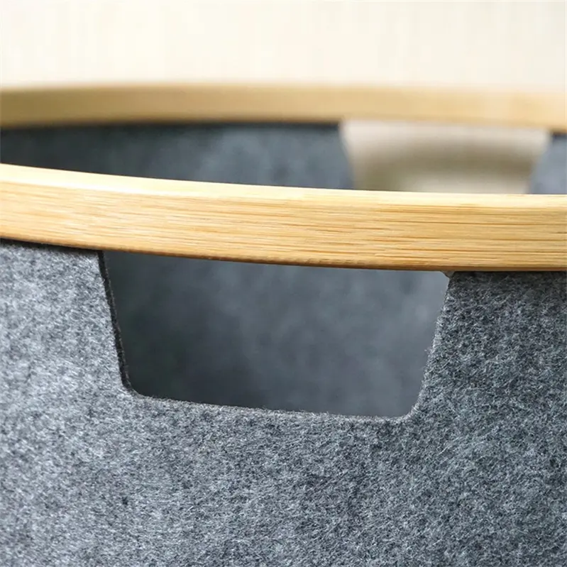 Buy High quality felt laundry basket with handles for laundry hamper Manufacturers, Supplier