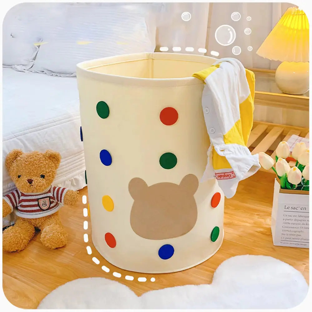 Discount 2024 new felt home large round cube storage bins basket with handles felt shelf storage bins Factory, Company