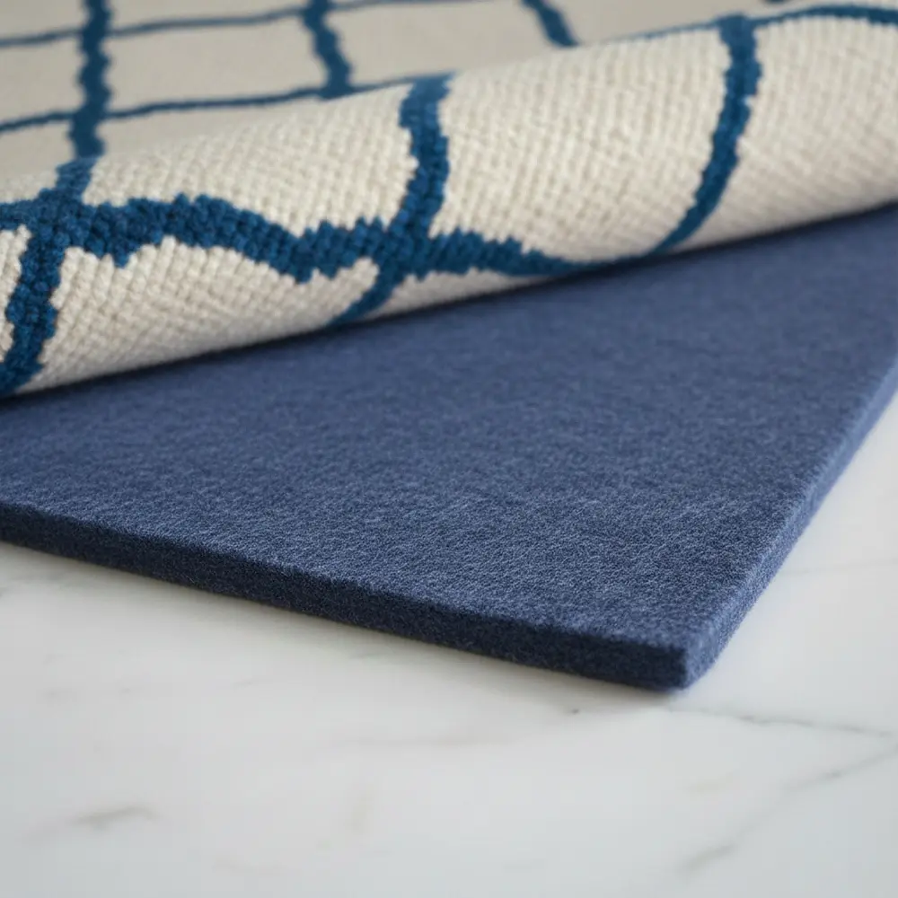 Wholesale Polyester Felt Protective Cushioning Rug Pad No Odors Hardwood Floors Felt Rug Pads With Non Slip Backing Manufacturer, Supplier
