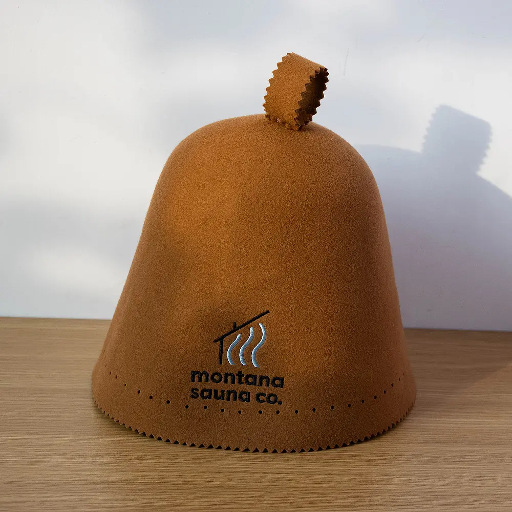 Australian Merino Wool Sauna Hat style 3