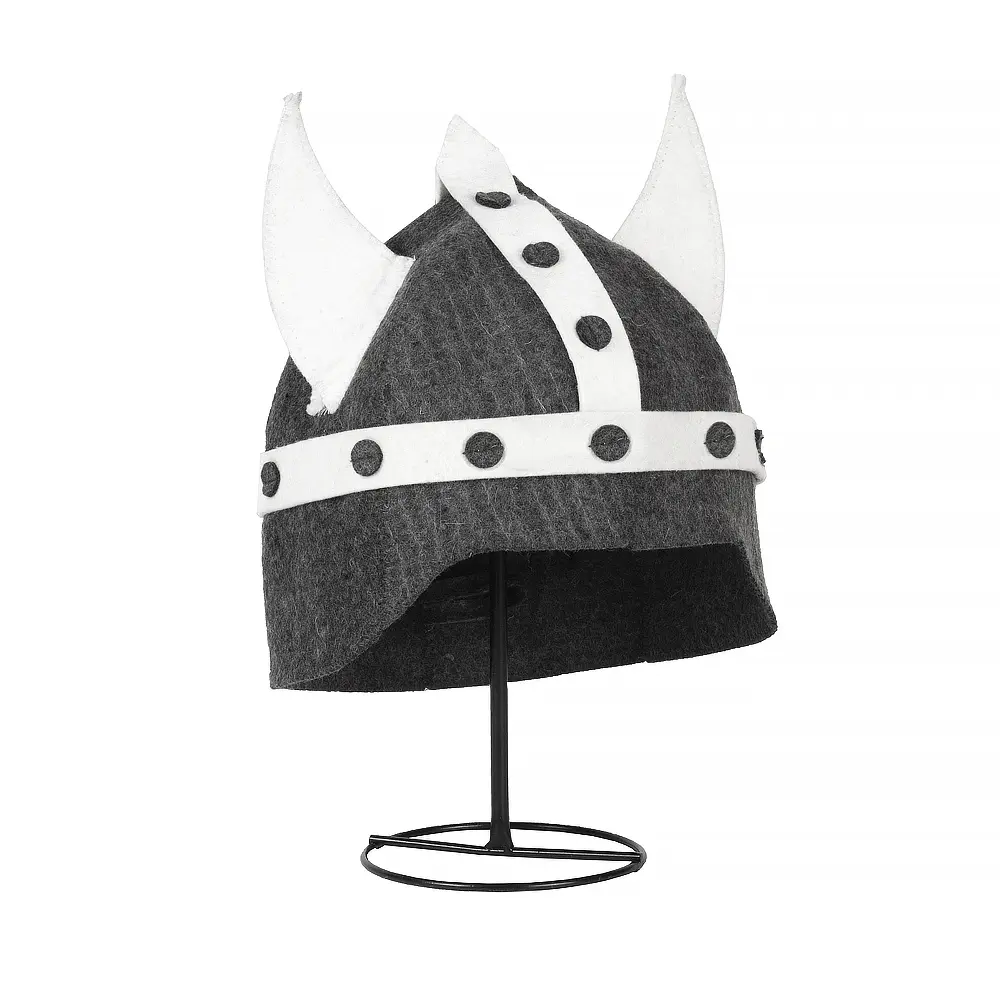 Cheap Eco-Friendly 100% Wool Soft Reusable Cute Special Shape Wool Felt Sauna Hat with 2mm Thickness for Russian Banya and SPA Manufacturers, Product