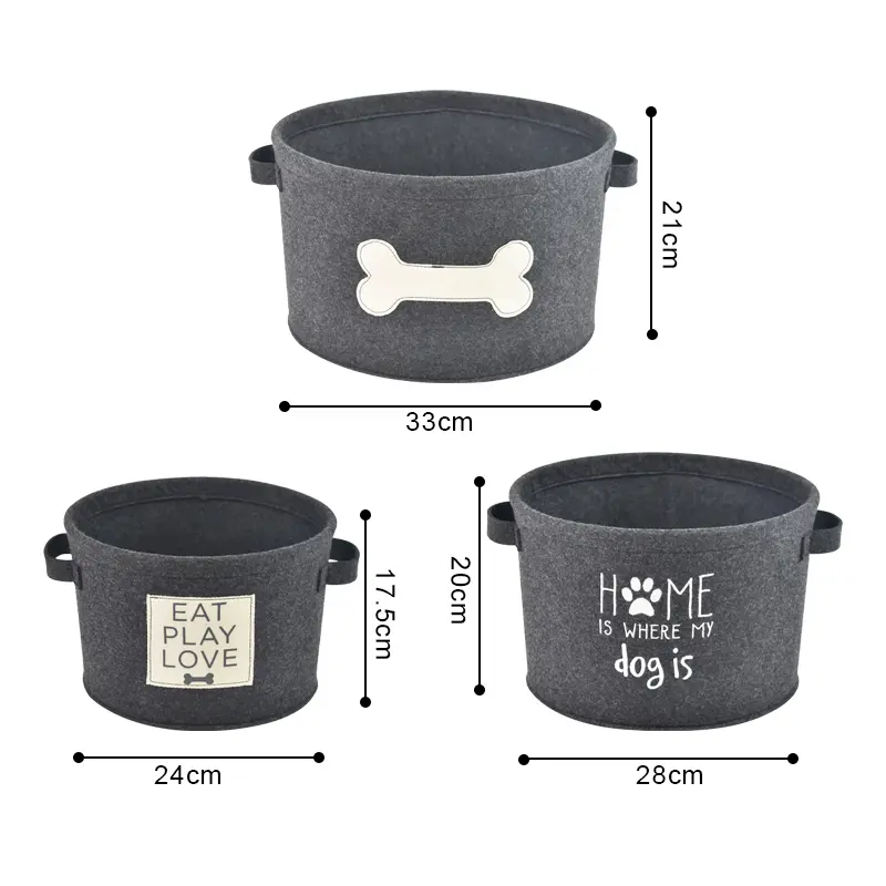 Famous BSCI Factory Storage Container Felt Storage Basket Felt Laundry Basket Manufacturer, Factories