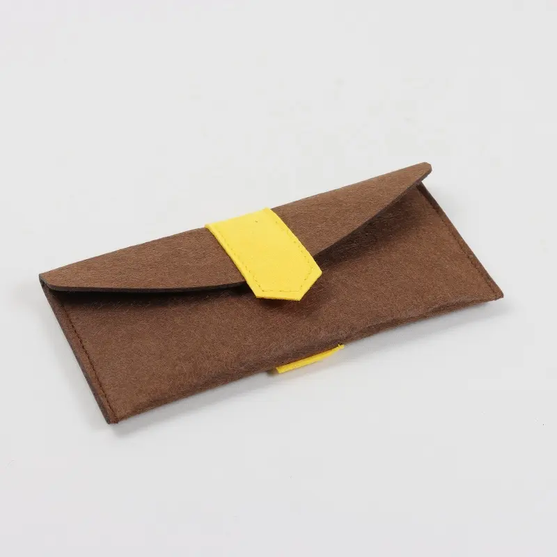 Custom Color Portable Sunglasses Pouch Mobile Phone Eyeglass Soft Pouch Bag Eyeglasses Felt Pouch Bag