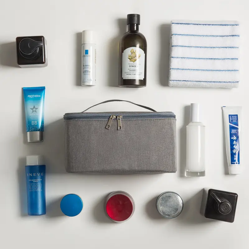 OEM Large Capacity Cationic Portable Cosmetic Bags Men's Toiletry Bag Women's Travel Amenity Bag Oxford Cloth Waterproof Toiletry Bag Manufacturer, Product