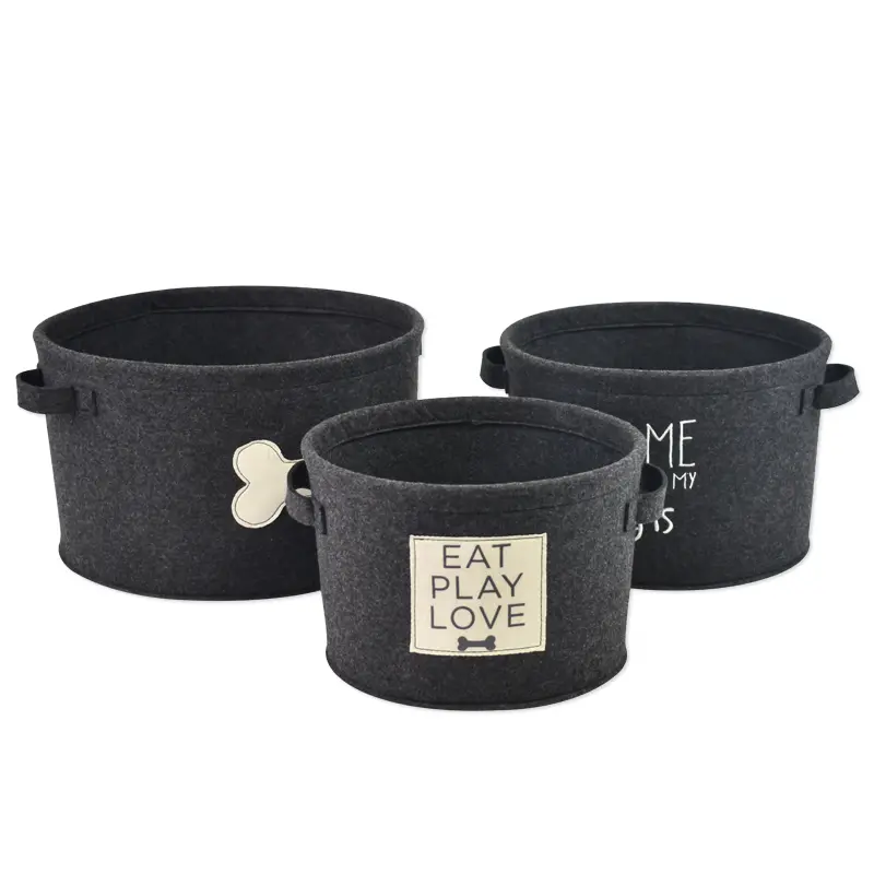 Famous BSCI Factory Storage Container Felt Storage Basket Felt Laundry Basket Manufacturer, Factories