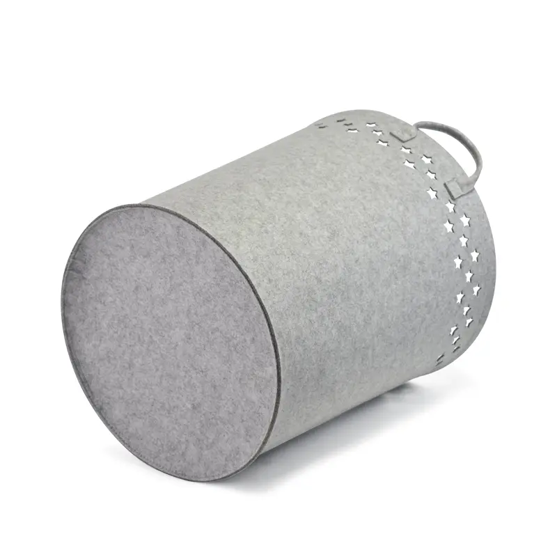 Large Felt Laundry Hamper - Interior View