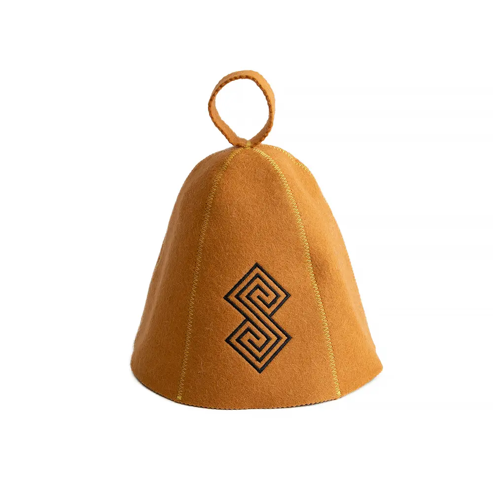 Famous Brand Logo Added Wool Felt Sauna Hat Support to Add Logo Hair Enhancing Shower Cap Protect Hair Sauna Hat Quotes, Company