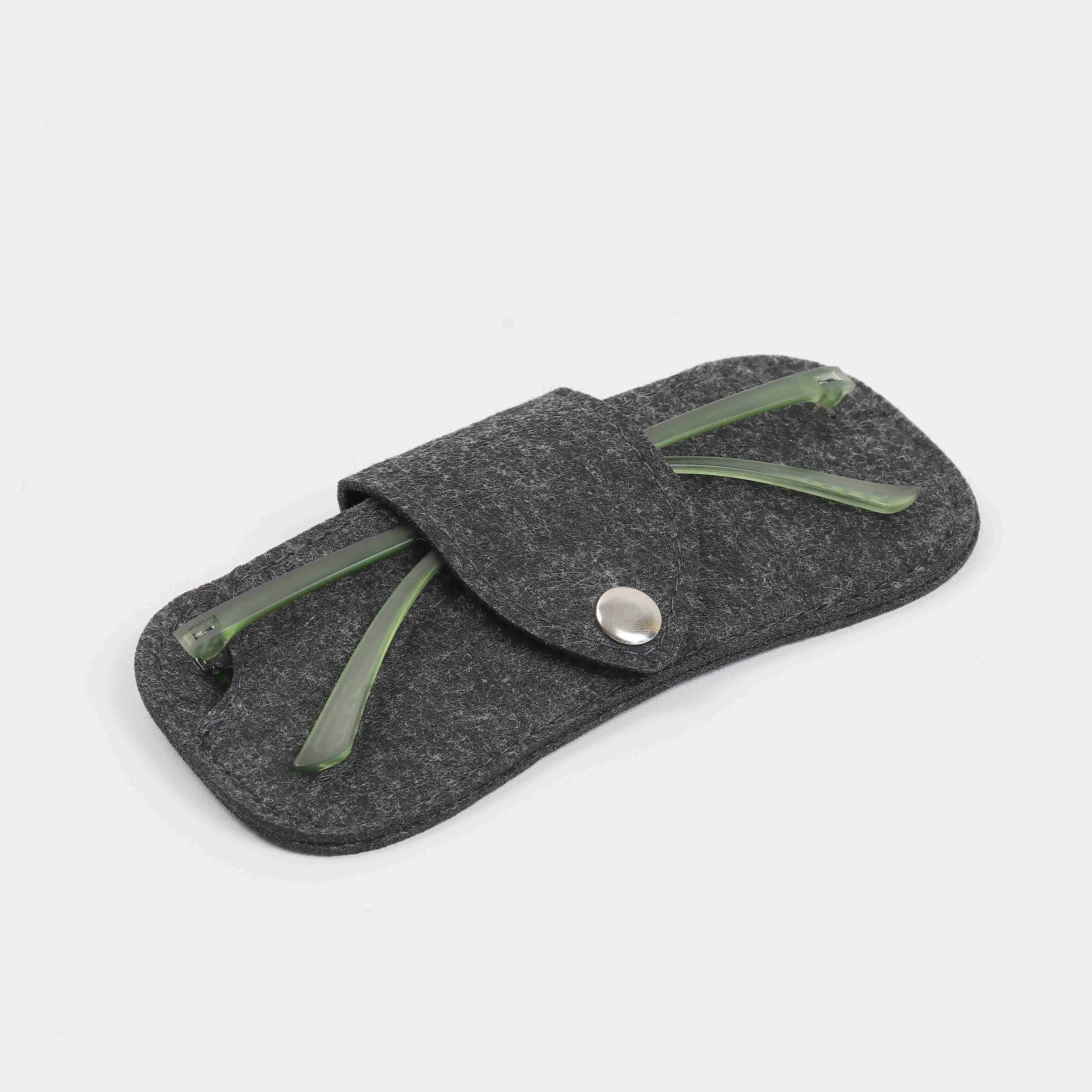 ODM Printed logo portable sunglasses pouch mobile phone eyeglass soft pouch bag eyeglasses felt pouch bag Exporter, Pricelist
