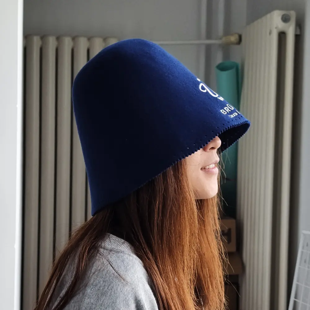 felt sauna hat
