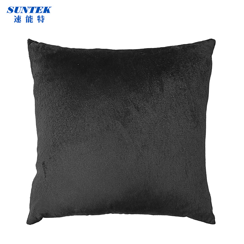 40X40cm Sublimation Peach Skin Velvet Heart Grid Pillow Cover Blank for Heat Press Machine