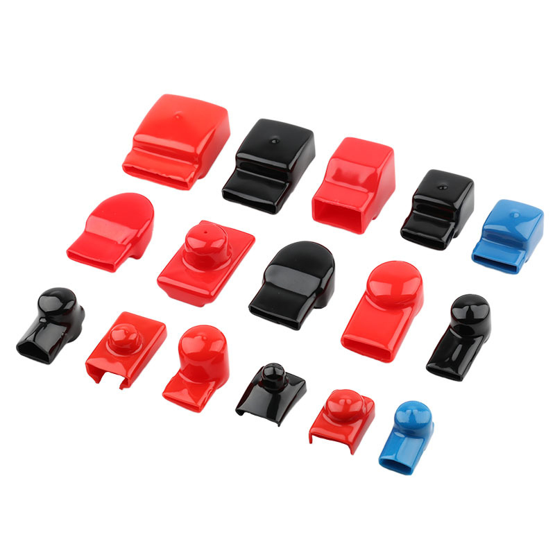 30mm Width Battery Bus Bar Insulation Cap UPS Terminal Lug Rubber Cap Battery Protective Sleeve Square Busbar PVC Plastic Cover Tp30-52