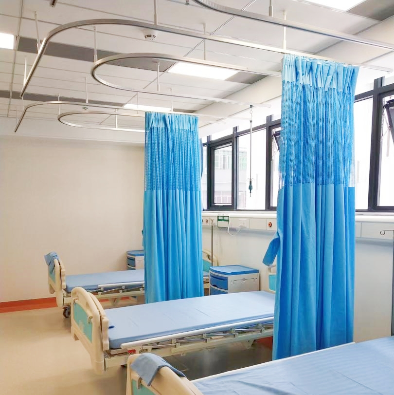 Durable Bed Curtains Fire Retardant Hospital Medical Curtains