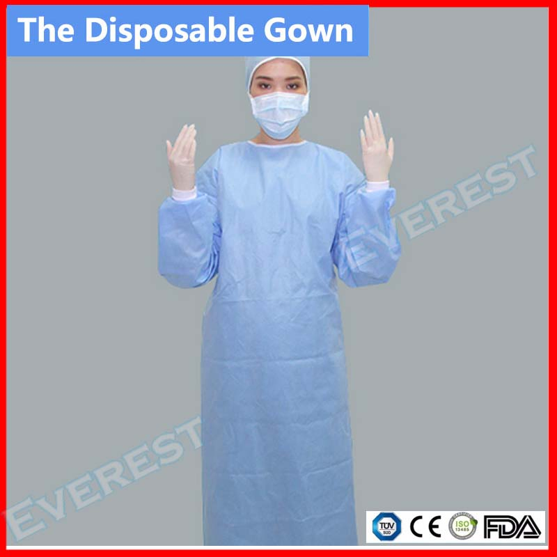 Long Sleeve Disposable Examination/Patient Gown