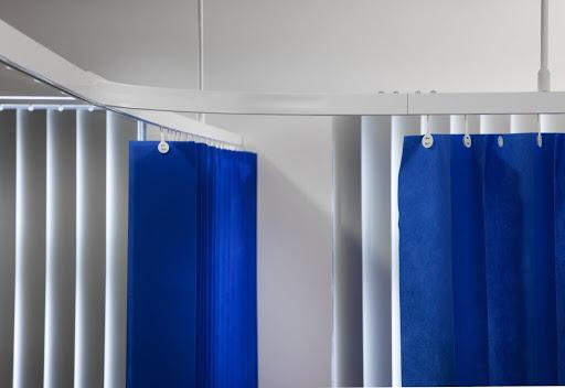 Fabric Beacuty Thickened Flame Retardant Waterproof Hospital Medical Bed Curtains