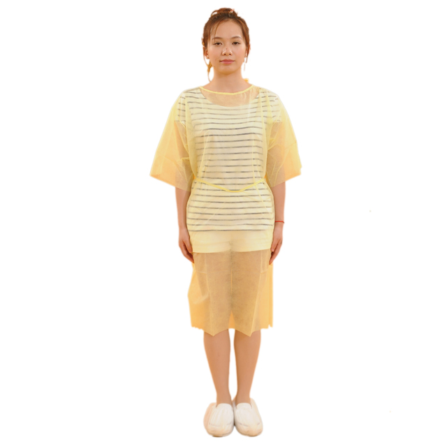 ISO 13485 Approved Disposable Nonwoven Patient Exam Gown