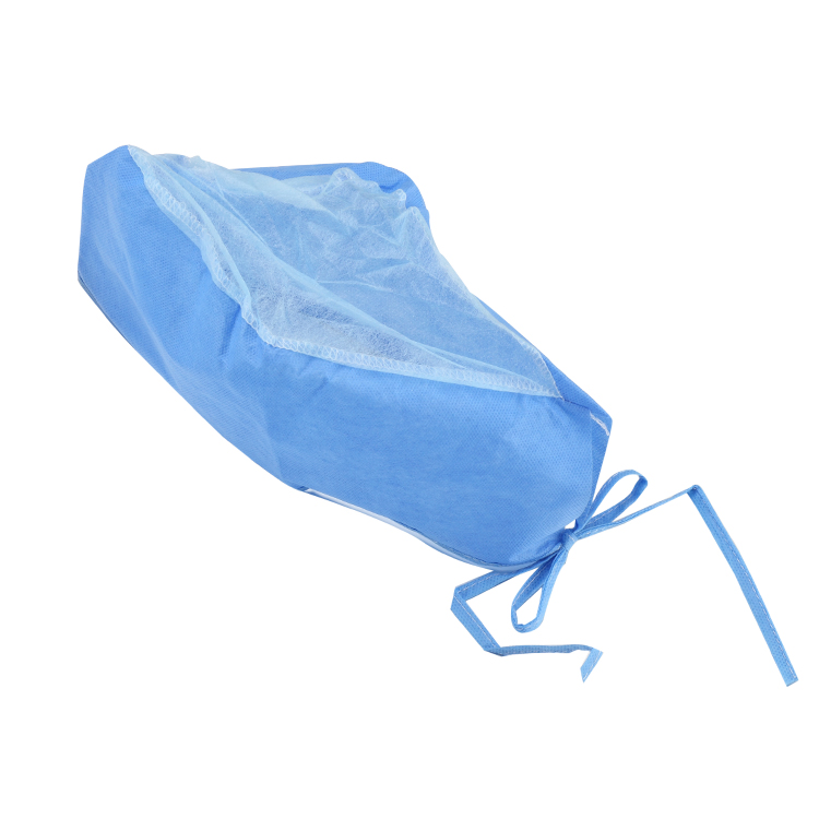 Disposable Cleanroom Hospital Use Surgical Medical Dental Doctor Head Hair Non-Woven Surgeon Bouffant Cap