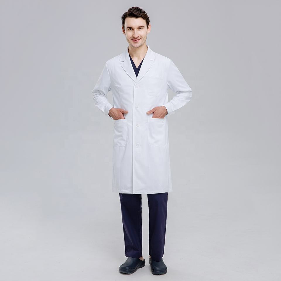 New Style Highly Recommended Factory Cheap Women&Men Lab Coat Custom Logo&Colors Professional Anti-Static Scrub Lab Coats