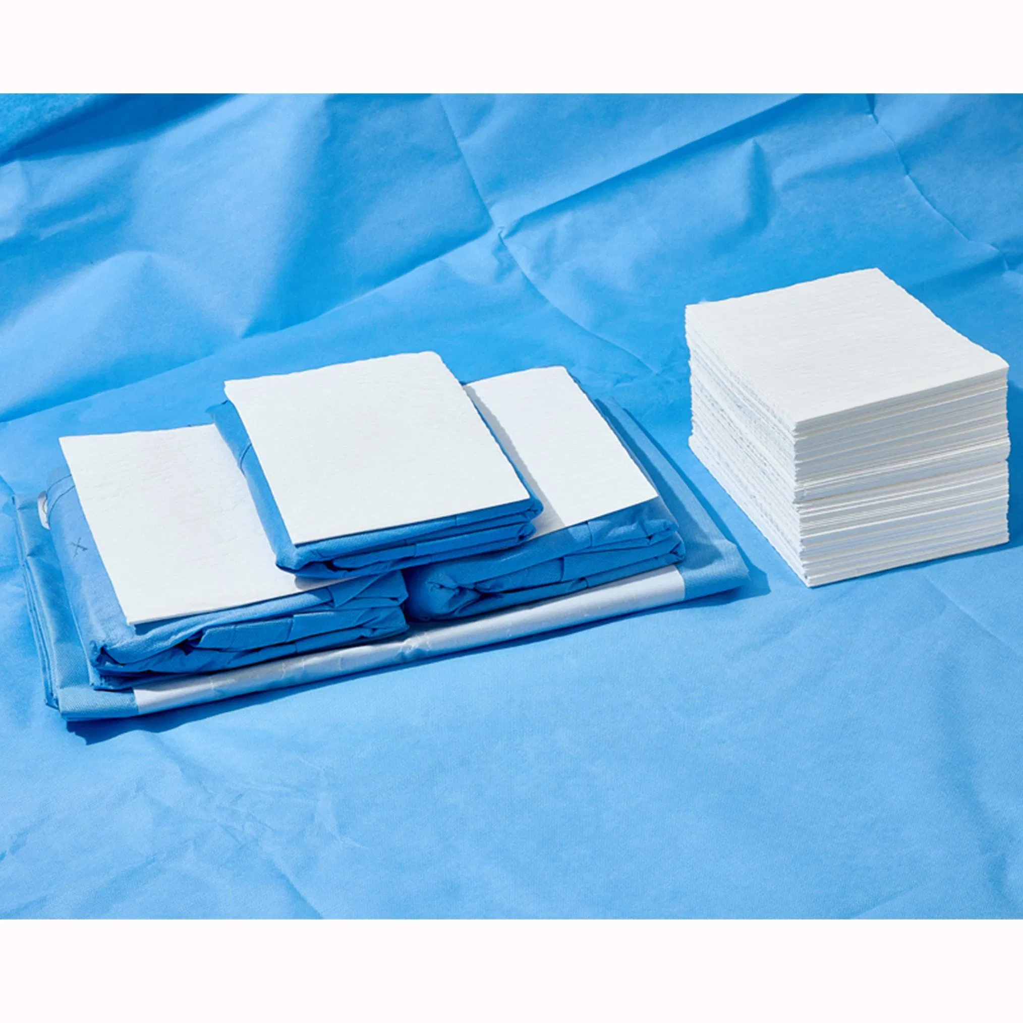 50/55/65GSM Disposable Scrim Reinforced Hand Paper Towel Can Do FSC Certified Wood Pulp Material Medical Blotting Wiper with Thread Mesh