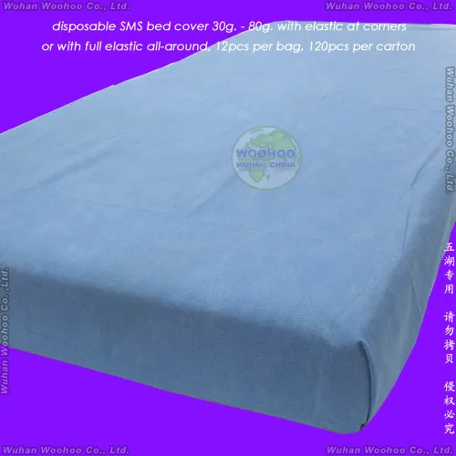 Disposable Bed Cover Blue