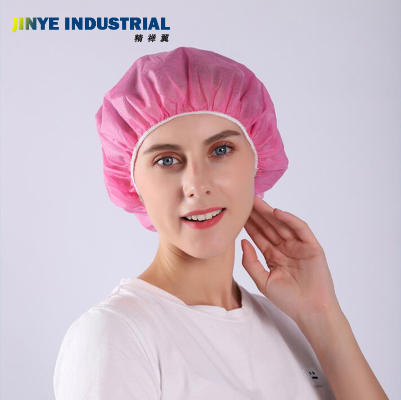 Disposable Hair Dust Net Mob Caps Stretch Non Woven Bouffant Cap