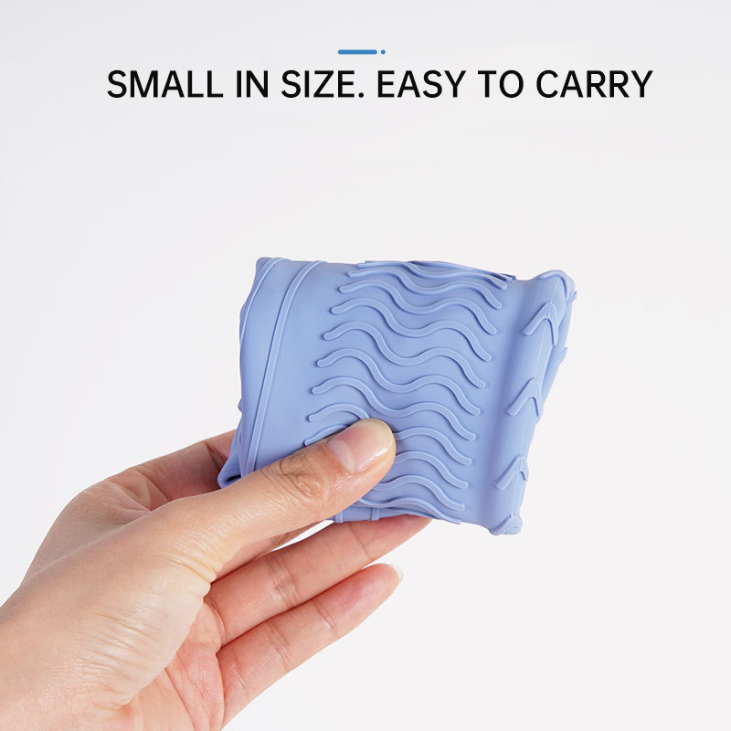 Waterproof Shoes Covers Overshoes Silicone Rainproof Portable Shoe Protectors Silicone Shoe Cover