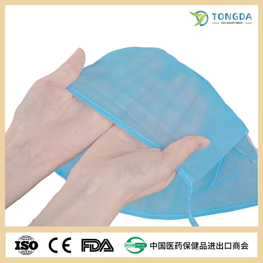 Nonwoven Hospital Doctor Cap Protective Surgeon Scrub Head Cover