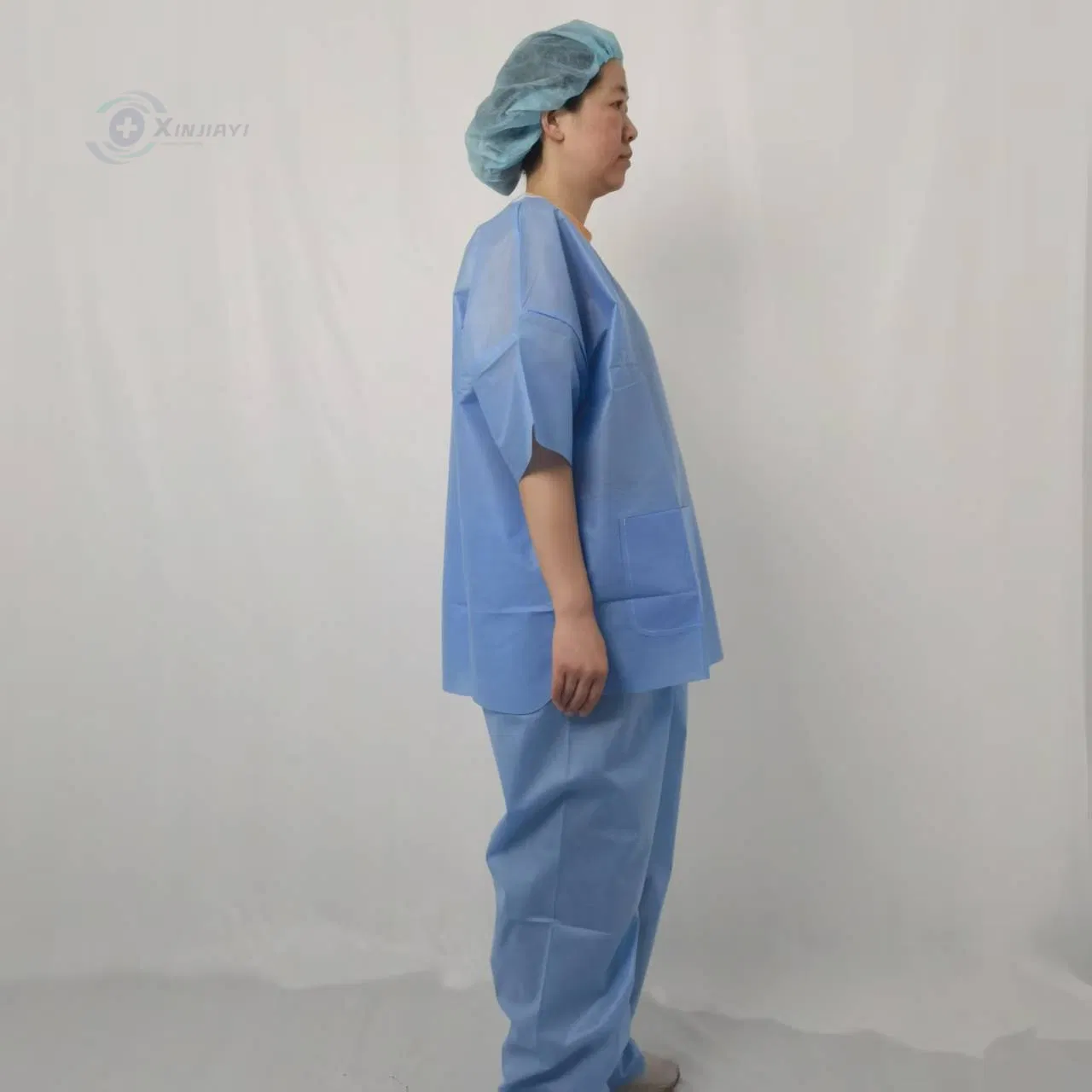 SMS Non-Woven Fabric Medical Isolation Gowns and Surgical Drapes Are Available for Customization.