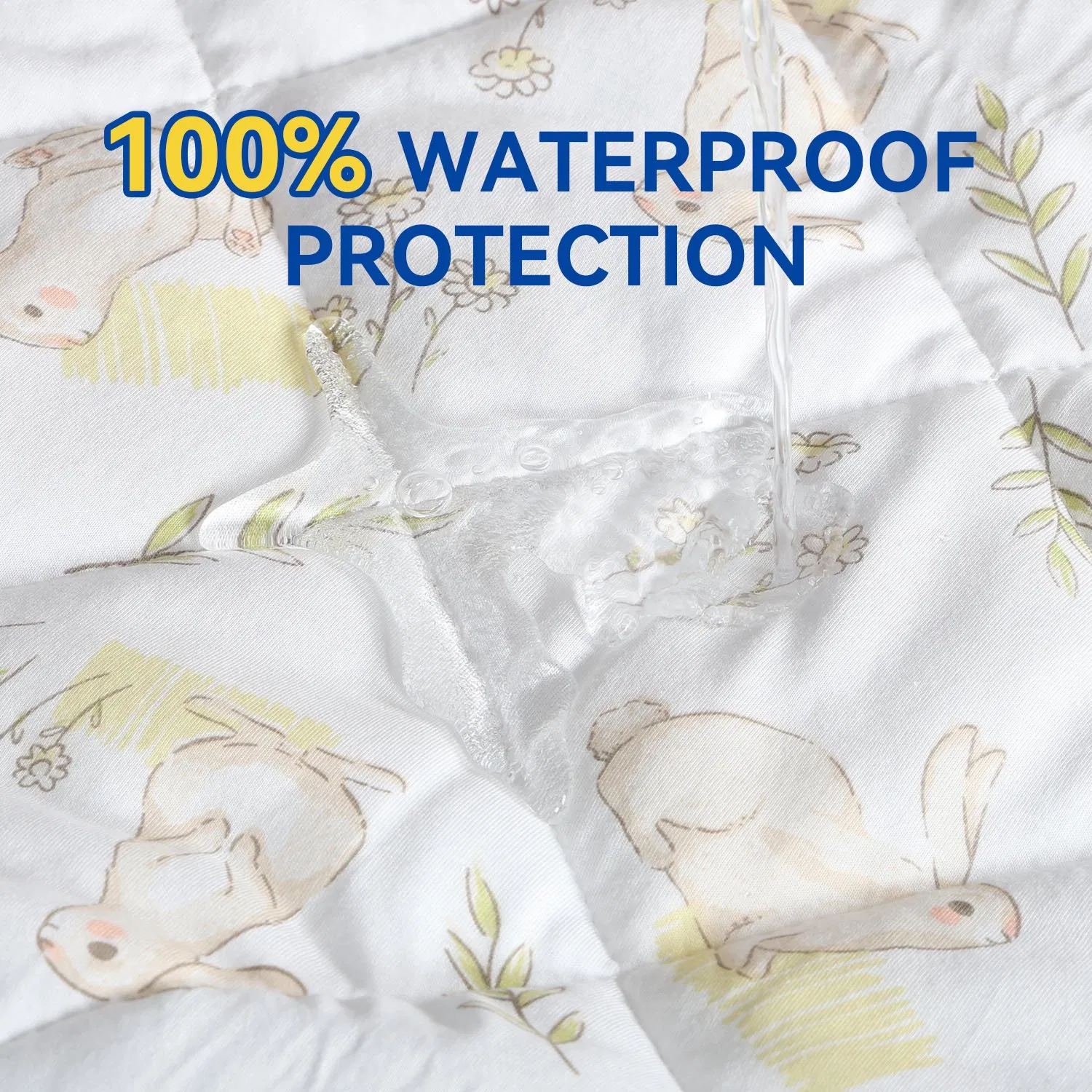 Wholesale Cheap Bamboo Cotton Jersey Mattress Pad Mattress Topper Cover Protector for Home Textile