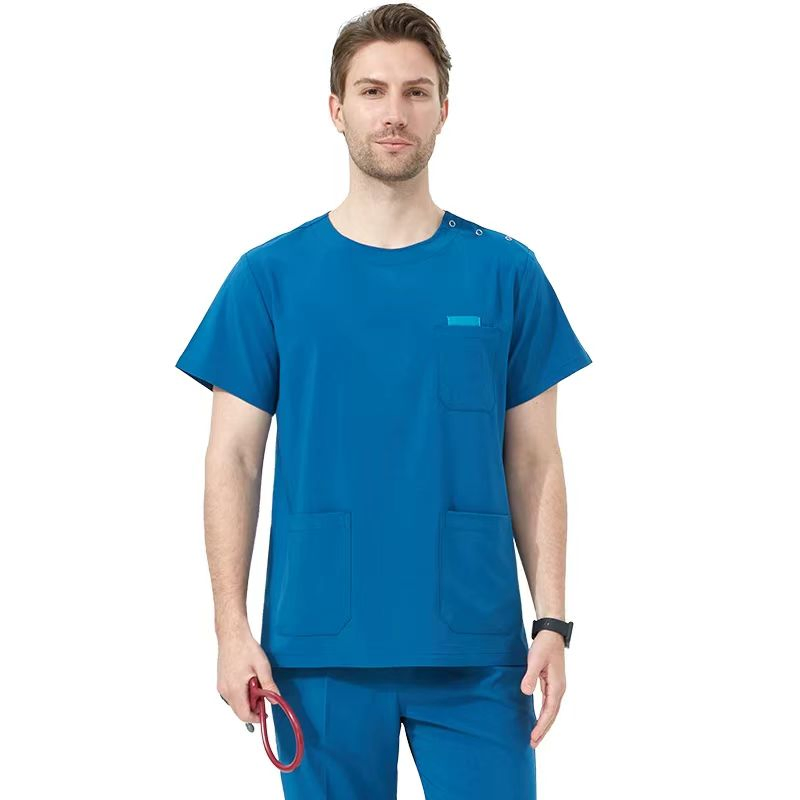 "Surgical Scrubs, Quick-Dry Scrub Suits, Short-Sleeve Operating Room Workwear, Long-Sleeve Doctor Coats"