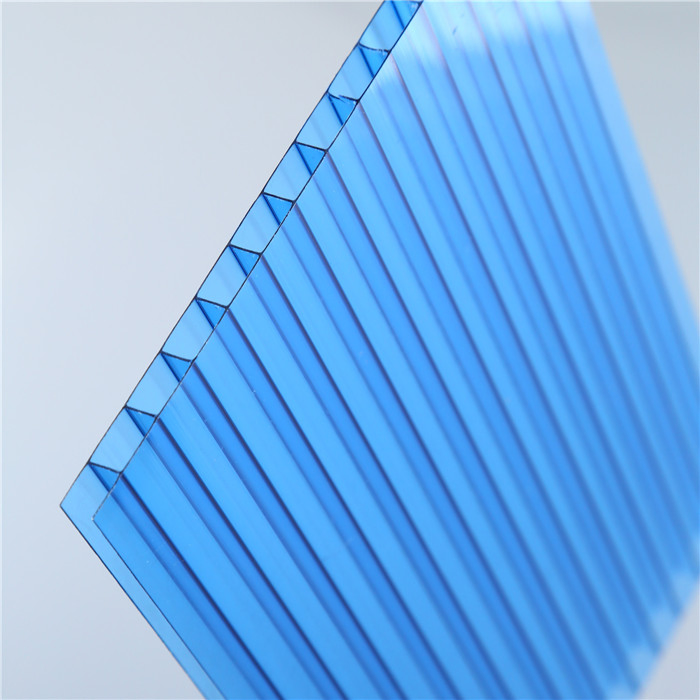 UV Protective Twin Wall Polycarbonate Hollow Sheet for Swimming Pool Cover