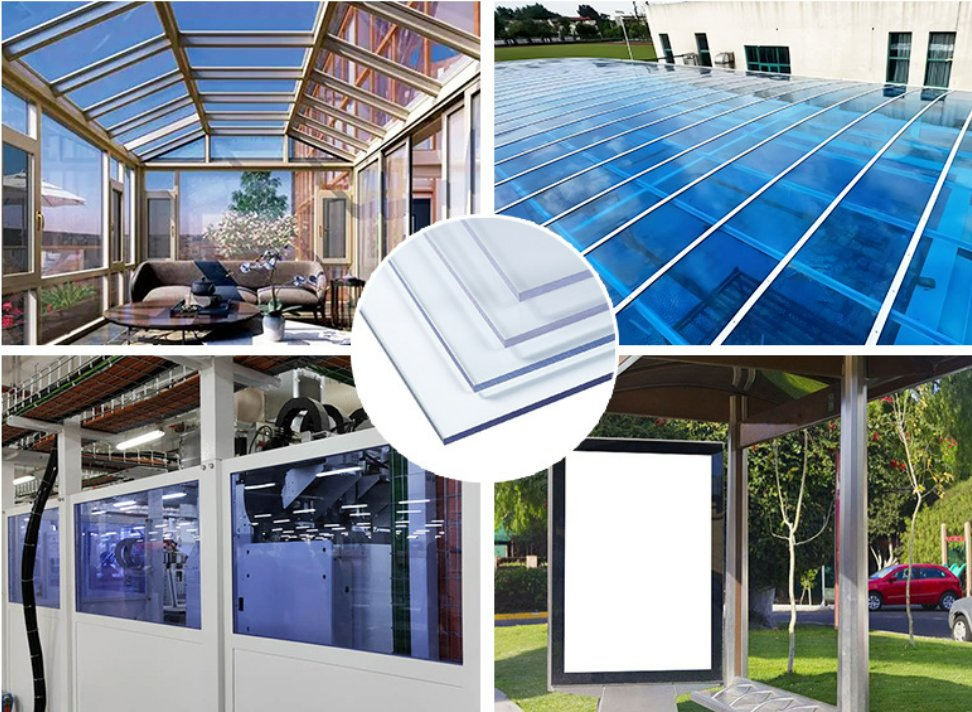 Solid PC Polycarbonate Sheet for Machine Protective Cover, Highway/Railway/Road Sound Barrier