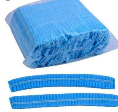 Non-Woven Hair Clip Net Working Nurse Ponytail Mob Cap Disposable Scrub Bouffant Cap with Elastic for Doctor/Surgeon/Nurse/Worker