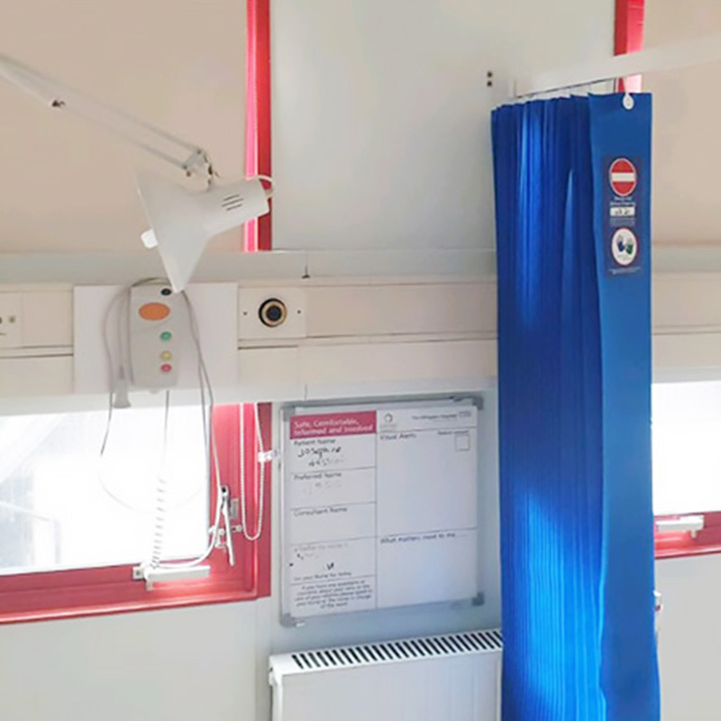 Esun Medical Hospitals Fire Retardant Anti Bacterial Medical Cubical Mesh Disposable Curtain for Hospital