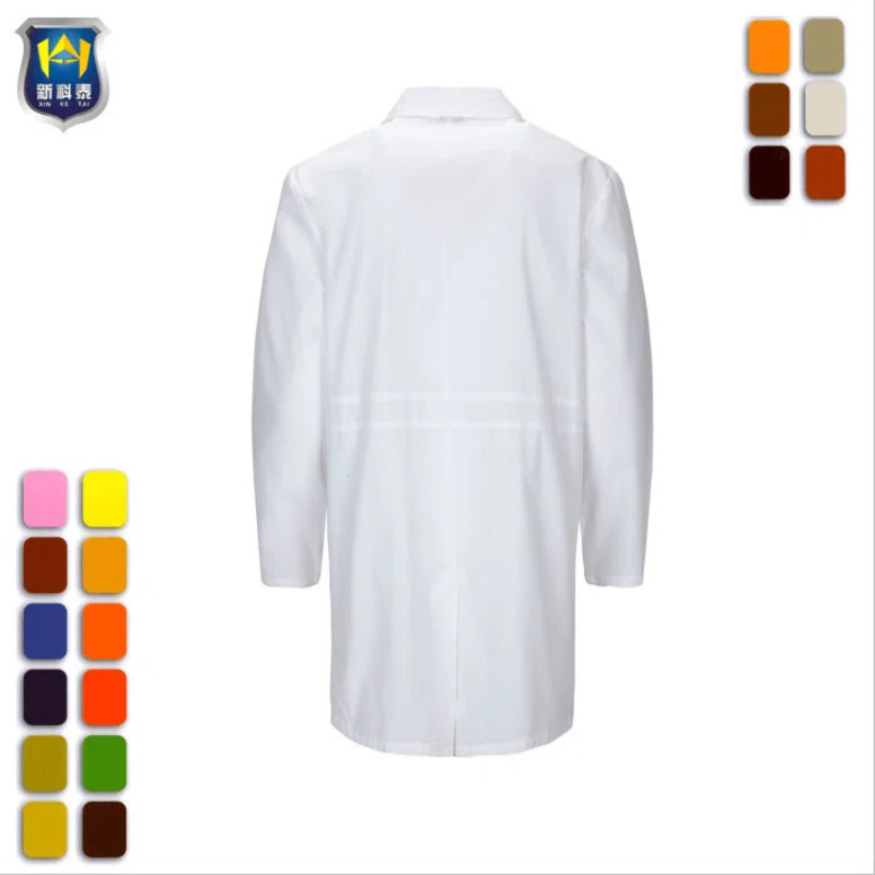 Unisex Staff Uniforms Designs Doctor White Lab Coat