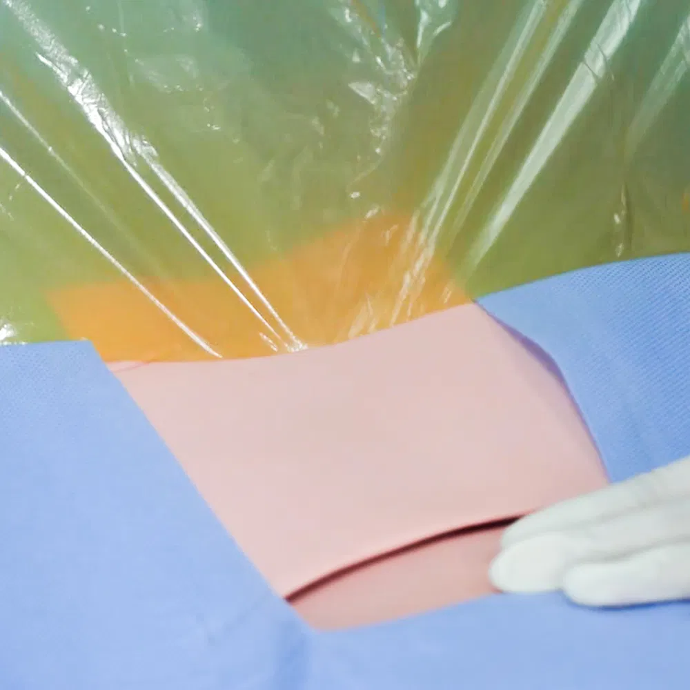 Antimicrobial Adhesive Iodine Surgical Incise Drape PU Film for Surgery Sterile Ioban