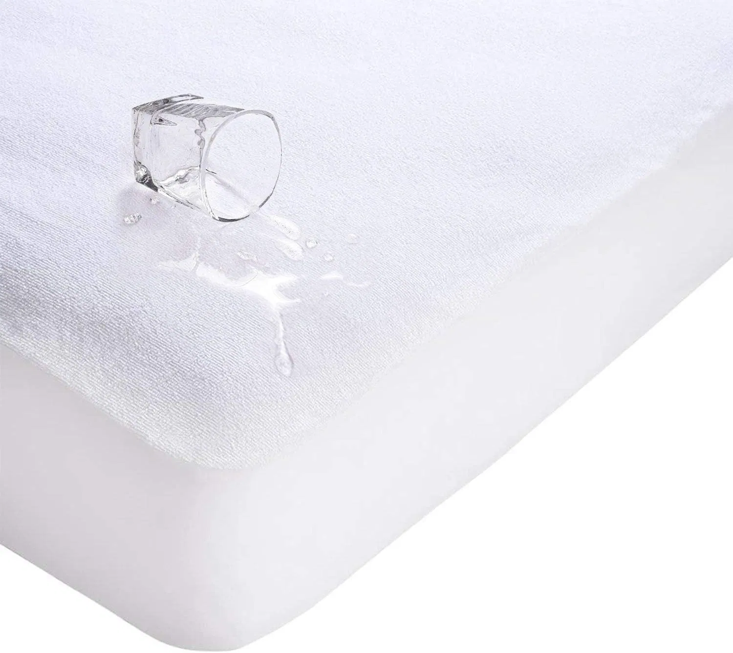 Wholesale Custom White King Design Anti-Allergy Waterproof Mattress Protector