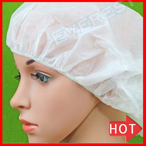 PP/PE/Shower/Mob/Mop/Round/Bouffant/Nurse Clip/Crimped/Pleated/Strip Hairnet, Chef/ Doctor/Medical/Surgical/Surgeon/Round/Non Woven/Non-Woven Disposable Cap