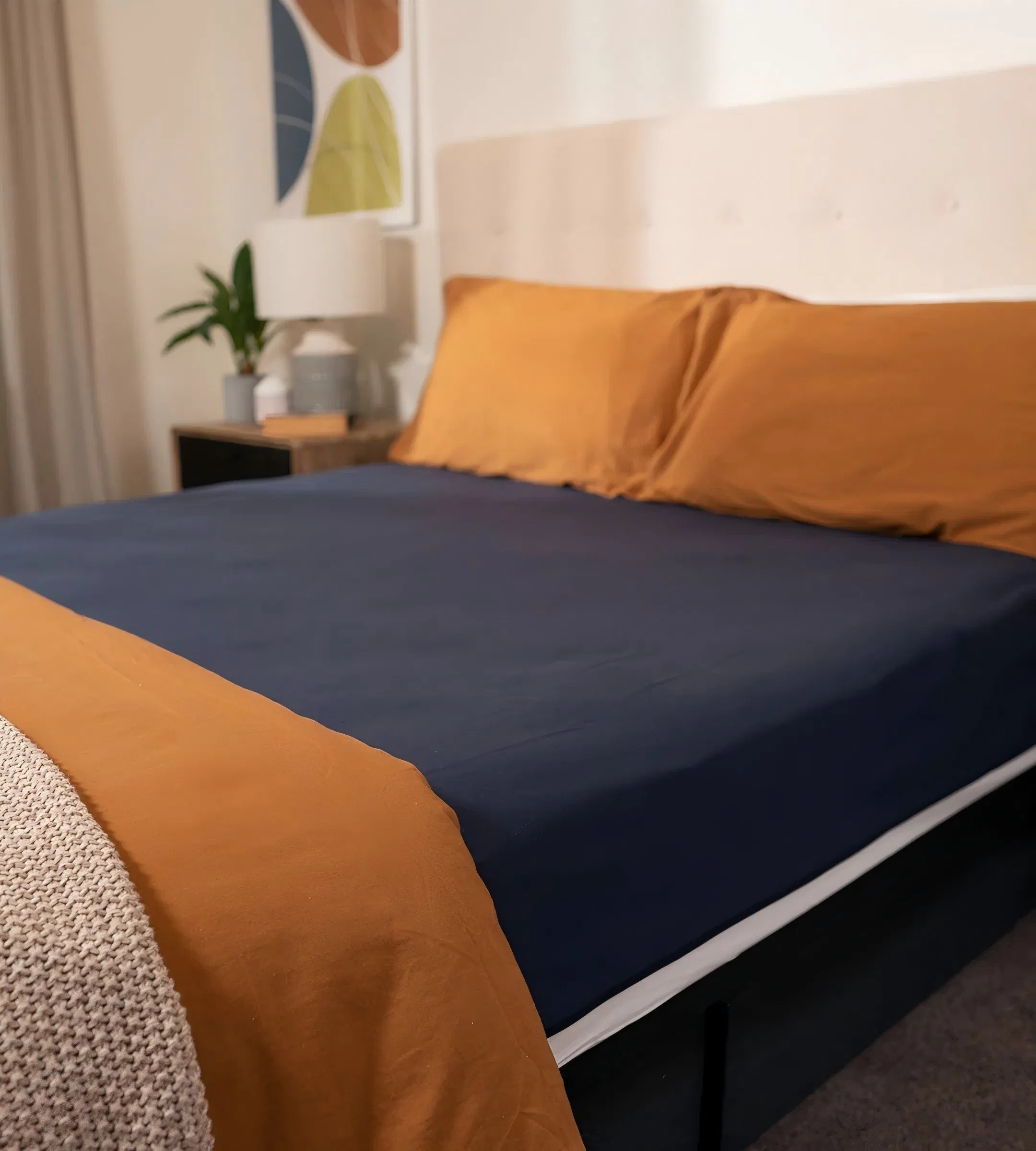 Custom Size Bed Cover Mattress Protective Cover Waterproof Fitted and Flat Sheet