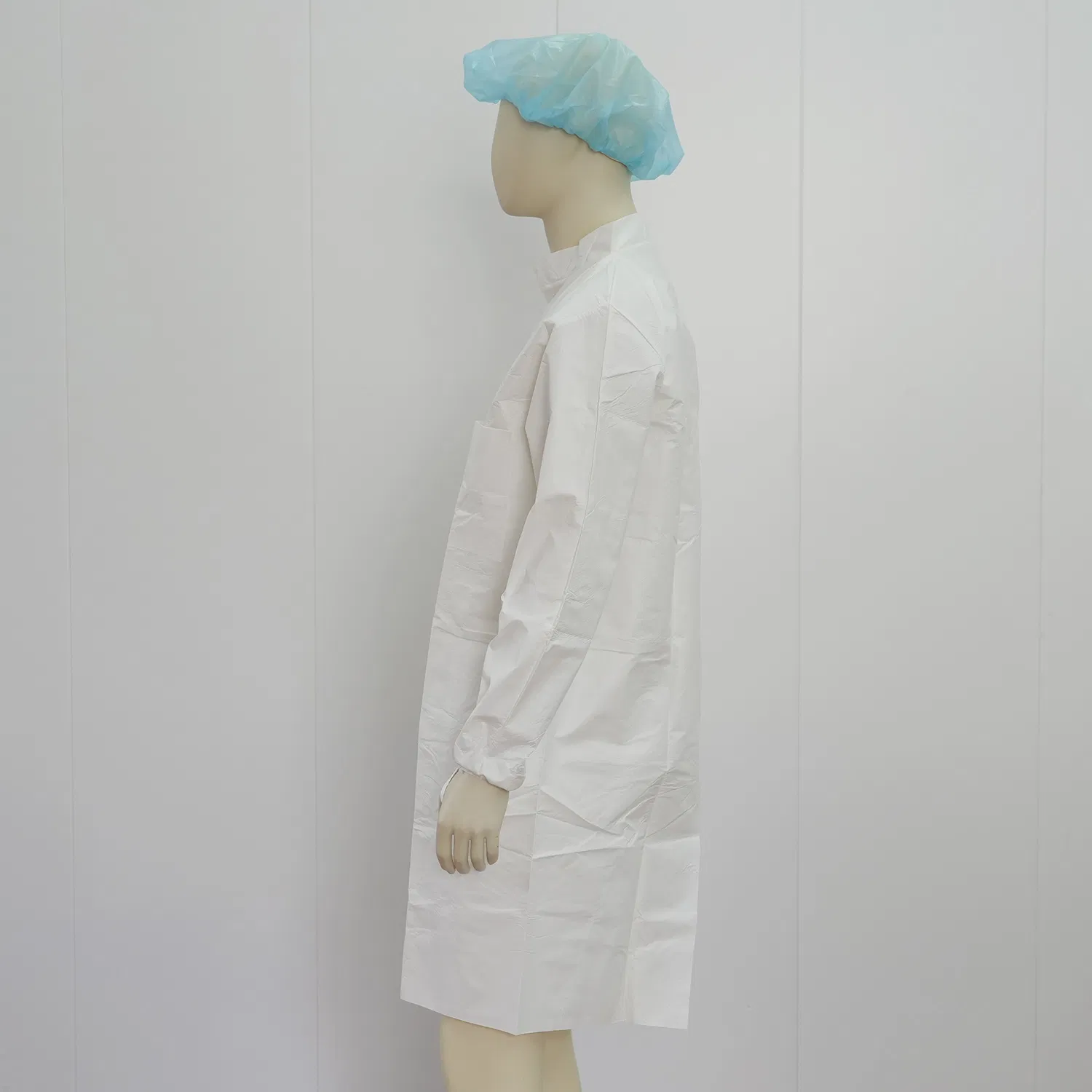 High Quality Disposable Non-Woven Isolation Gown Non-Woven Work Clothes Lab Coat with CE Certification