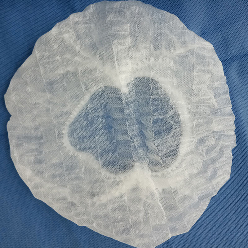 Non Woven Disposable Round Cap/Nurse Cap/Bouffant Cap/Hair Net/Mob Cap/Clip Cap