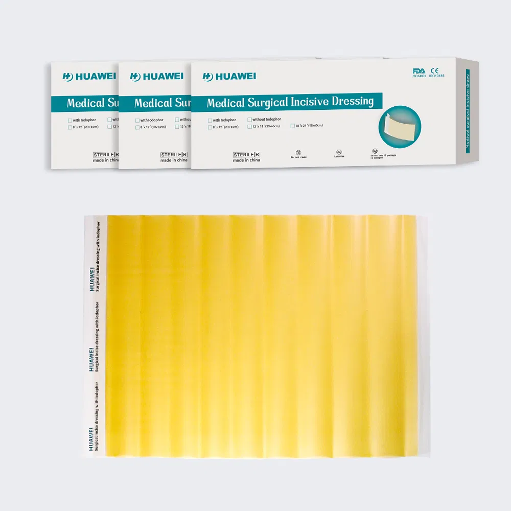 Antimicrobial Iodine Incise Drapes Steri-Drape Isolation Drape with Ioban 16*18 Inch