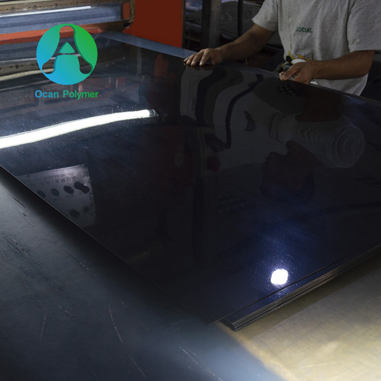 Matt Black PVC Sheet for Protective Cover