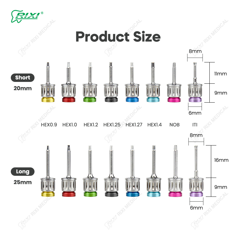 Universal Rixi Torque Wrench Kit for Dental Implant Procedures