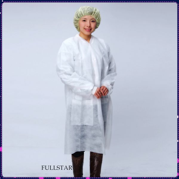 Disposable Medical SMS or Spp Lab Coat High Quality