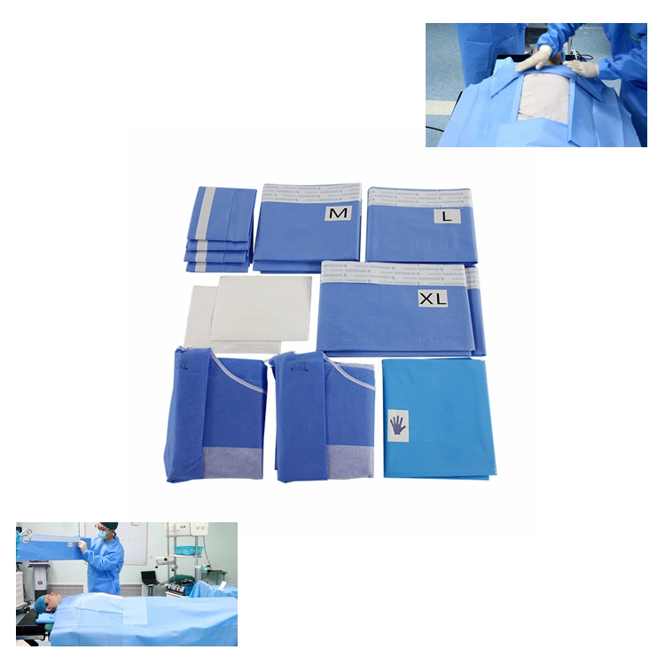 Safety Disposable Non-Woven Surgical Standard Drape for Hospital