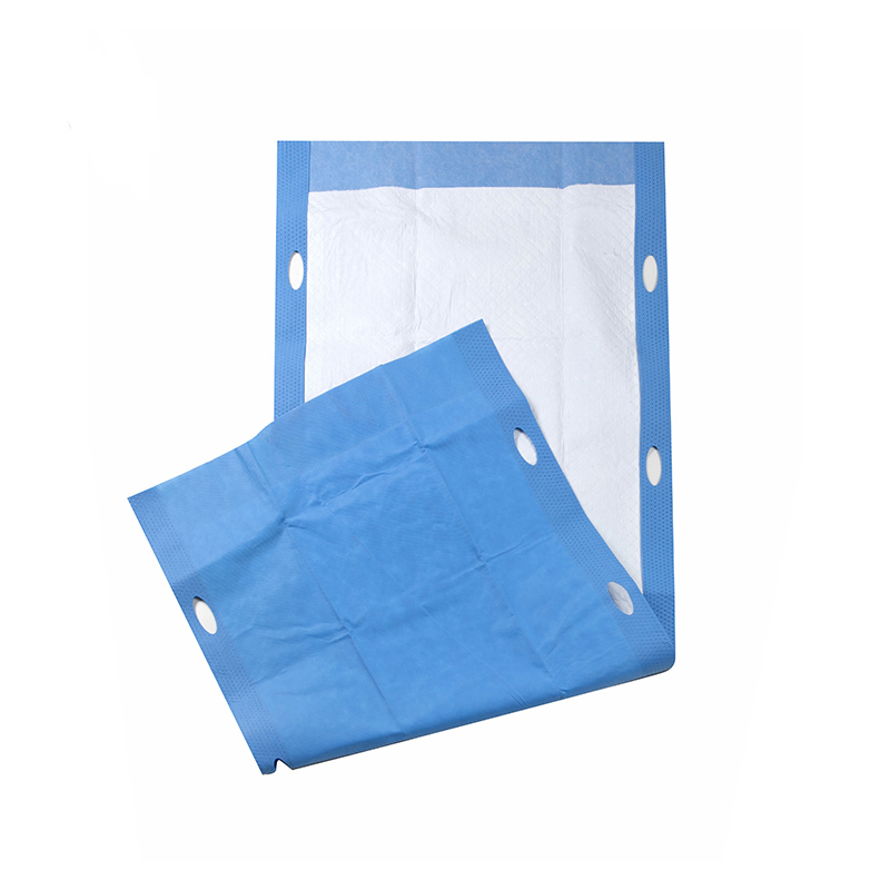 Disposable Medical Transfer Underpad with Handles Waterproof Absorbent Patient Transfer Sheet for Hospital Nursing Care