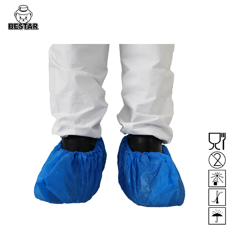 Good Service Plastic Bestar Heavy Duty Colorful CPE Shoe Cover Disposable Overshoe